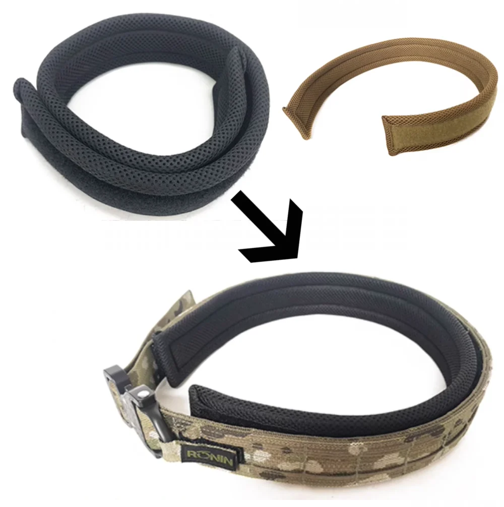 Hebilla táctica, forro reforzado Universal, cinturón interior, cinturón de trabajo sin hebilla, caza, paintball, tiro, accesorios de cinturón exterior - imagen 2