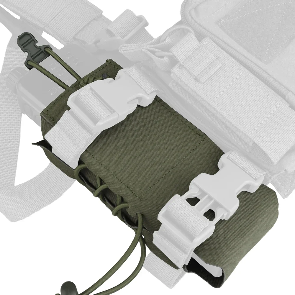 Bolsa de Radio táctica 148 152 Molle, soporte para intercomunicador Compatible con la mayoría de los accesorios, bolsa de combate para múltiples cámaras - imagen 2