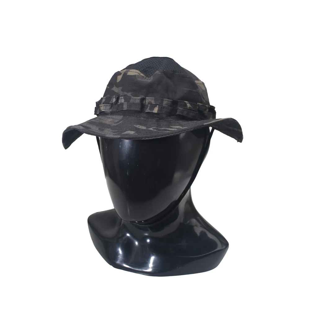 Gorra Boonie táctica, sombrero de ala ancha para hombres, deportes al aire libre, pesca, senderismo, caza, sombrilla, sombrero suave plegable - imagen 2