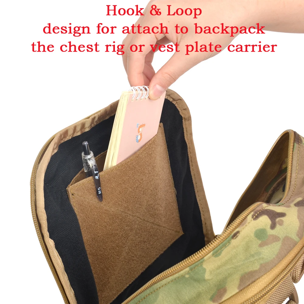 Plataforma de pecho táctica D3CRM, bolsa de expansión de administrador multiusos, gancho con bucle, bolsillo oculto, almacenamiento, chaleco de caza para deportes al aire libre - imagen 5