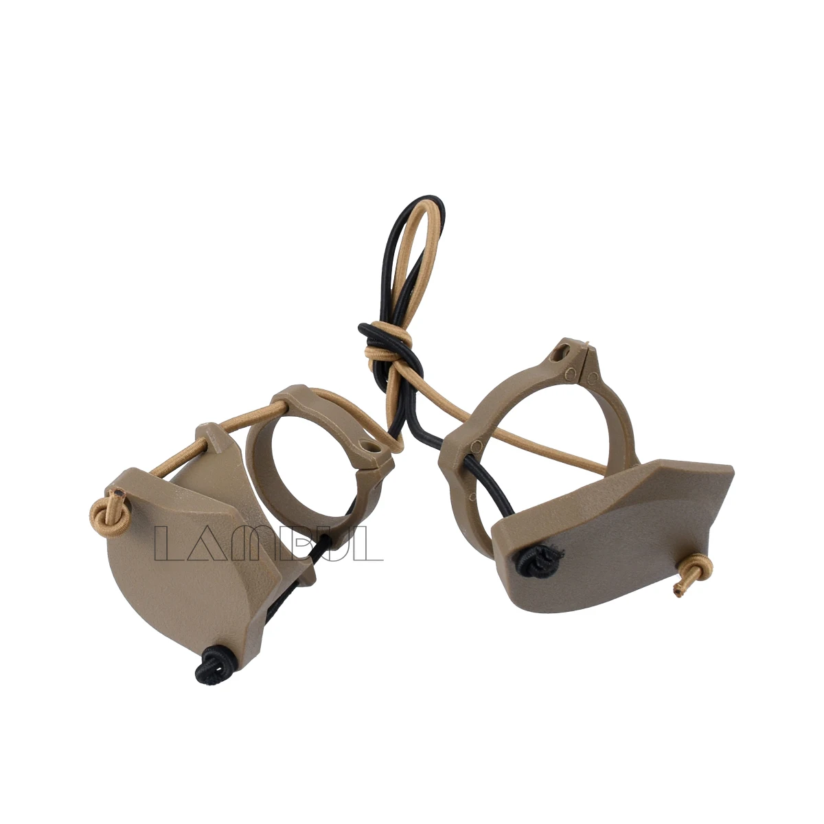 Cubierta de lente de RifleScope de tubo táctico VORT 1-6X con tapa trasera Protector de tapa de nailon accesorios de tapa de protección abatible hacia arriba - imagen 5