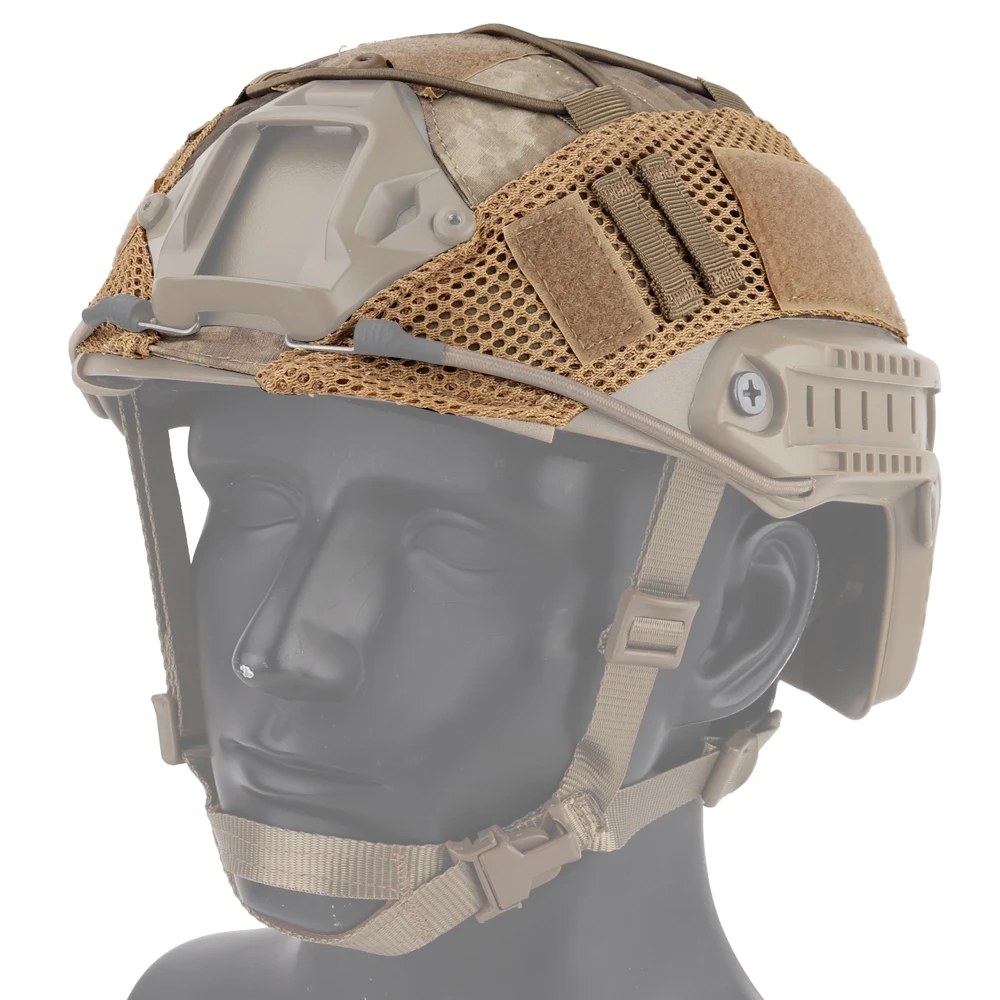 Cubierta de casco deportivo para caza y tiro Airsoft, cubierta de malla para Paintball, ops-core, PJ/BJ/MH, Fast - imagen 2