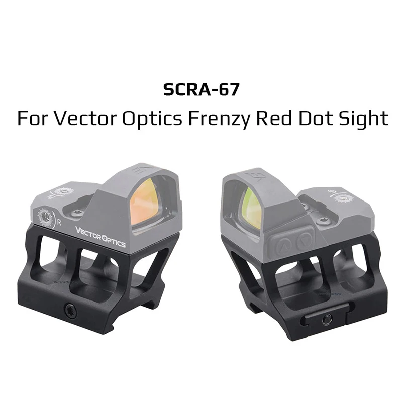 Óptica vectorial Frenzy Lower Red Dot Scope 21 mm Picatinny Riser Mount 1/3 Co-Witness voladizo para Frenzy - imagen 2