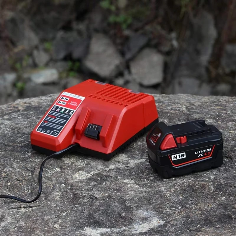 Nuevo cargador de batería de iones de litio cargador multivoltaje para Milwaukee M18 14,4 V-18V 48-11-1850 48-11-1840 48-11-1815 48-11-1828 - imagen 5