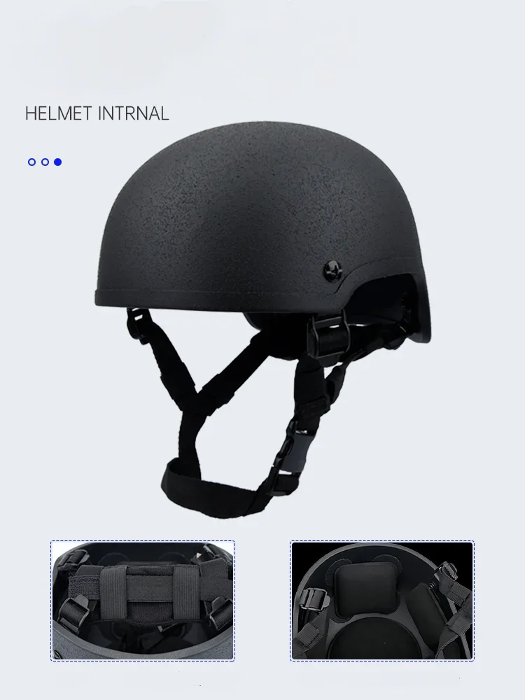 American Mich2001-Casco táctico de asalto Fa de corte alto, campo de equitación engrosado - imagen 2