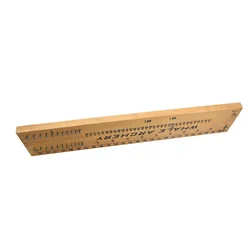 Riser de madera maciza para arco recurvo con cuerda hecha a mano