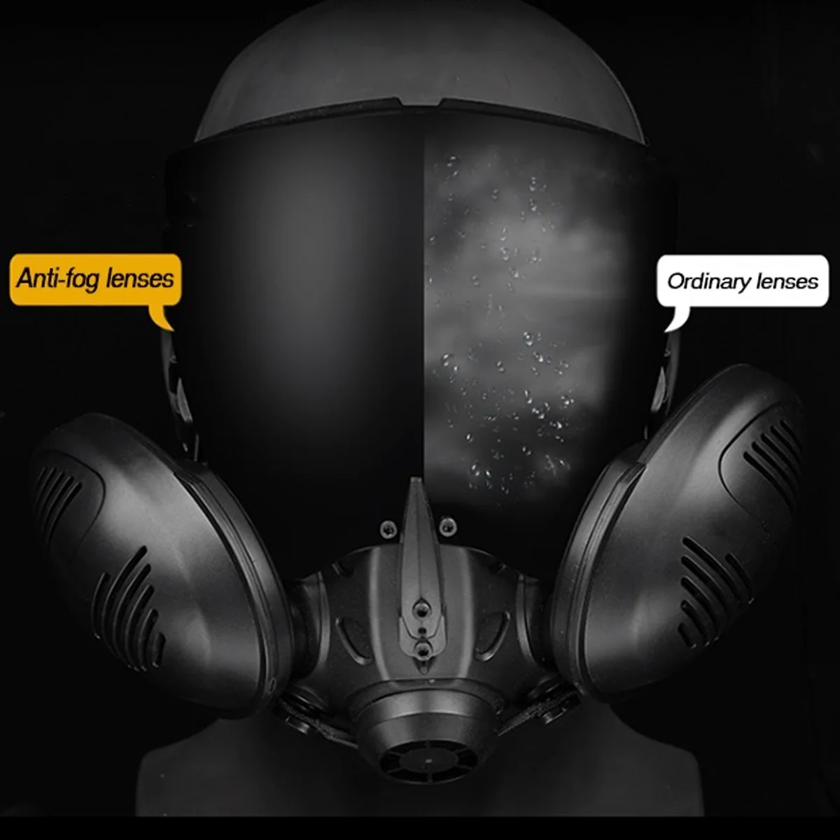 Máscara táctica Cyberpunk, máscara protectora de cara completa Airsoft, máscara de fiesta de Cosplay Punk con tecnología futura - imagen 2