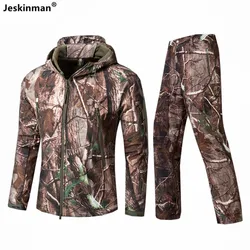 Traje softshell piel de tiburón dos piezas felpa – Caza y montaña invierno