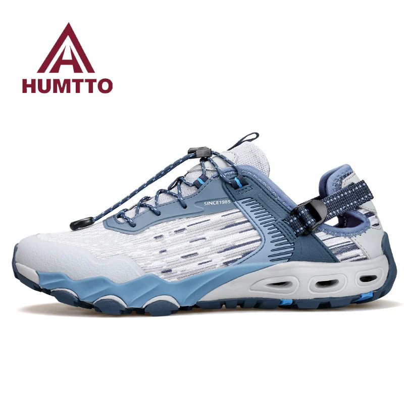 HUMTTO, zapatos Upstream para hombre, zapatos de agua para exteriores, zapatos acuáticos para vadear, zapatillas tobilleras de secado rápido de malla transpirable, zapatillas para caminar para mujer - imagen 2
