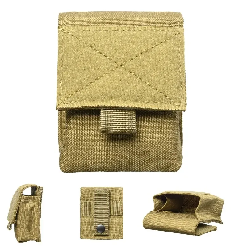 Bolsa Molle EDC para exteriores, bolsillo en la cintura para guardar munición de Airsoft, accesorios de caza de camuflaje, equipo para dispositivos - imagen 2