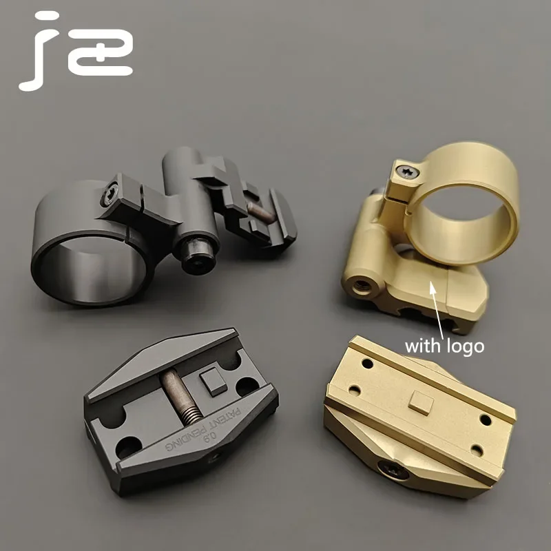 Combo táctico de montaje bajo para Mira de punto rojo, lupa 3X, 0,9 pulgadas, Línea Central óptica, altura, accesorios de caza, ajuste de riel de 20mm - imagen 5