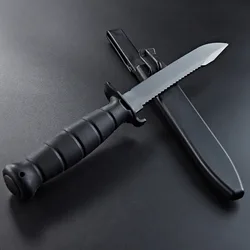 Cuchillo de entrenamiento táctico de goma - para exterior y cine