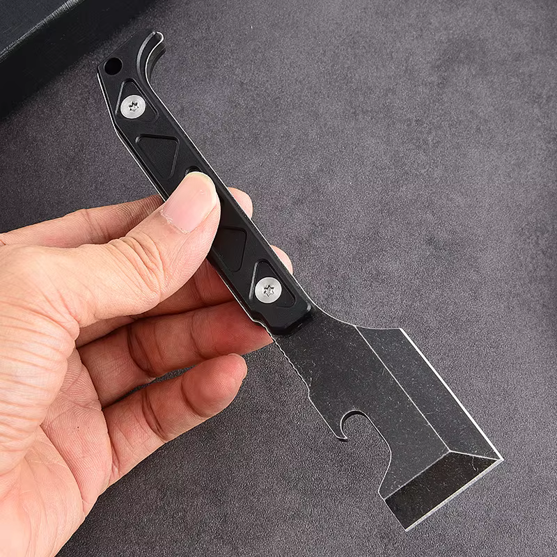 Cuchillo supervivencia multifuncional EDC abridor botellas - imagen 5