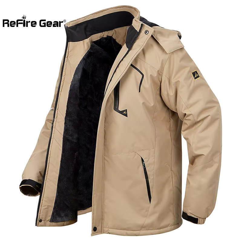 Chaqueta impermeable hombre forro polar – Invierno montaña y nieve