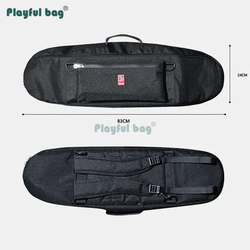 Mochila profesional para monopatín eléctrico con cubierta impermeable, bolsa portátil para tabla de pescar, portador de monopatín al aire libre AMB175 - imagen 4
