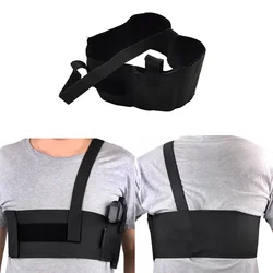 Funda táctica Invisible para pistola con banda para el vientre, cinturón de cintura para hombro y axila, fundas de pistola de transporte ocultas para caza al aire libre
