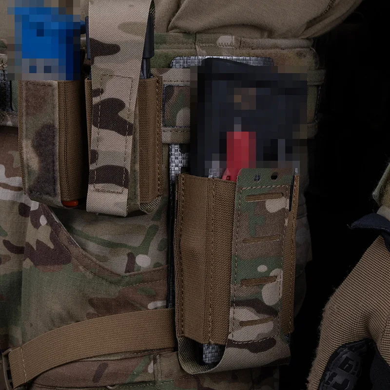 Bolsa táctica para revista 5,56, bolsa individual de liberación rápida AR M4 Mag, cinturones MOLLE para caza, tiro, chaleco portador de placa Airsoft - imagen 5