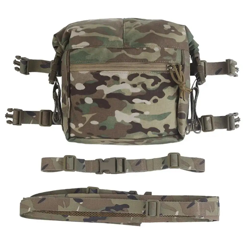 Paquete de expansión táctico Molle, bolsa de almacenamiento de gran capacidad para plataforma de pecho VE-86 - imagen 2