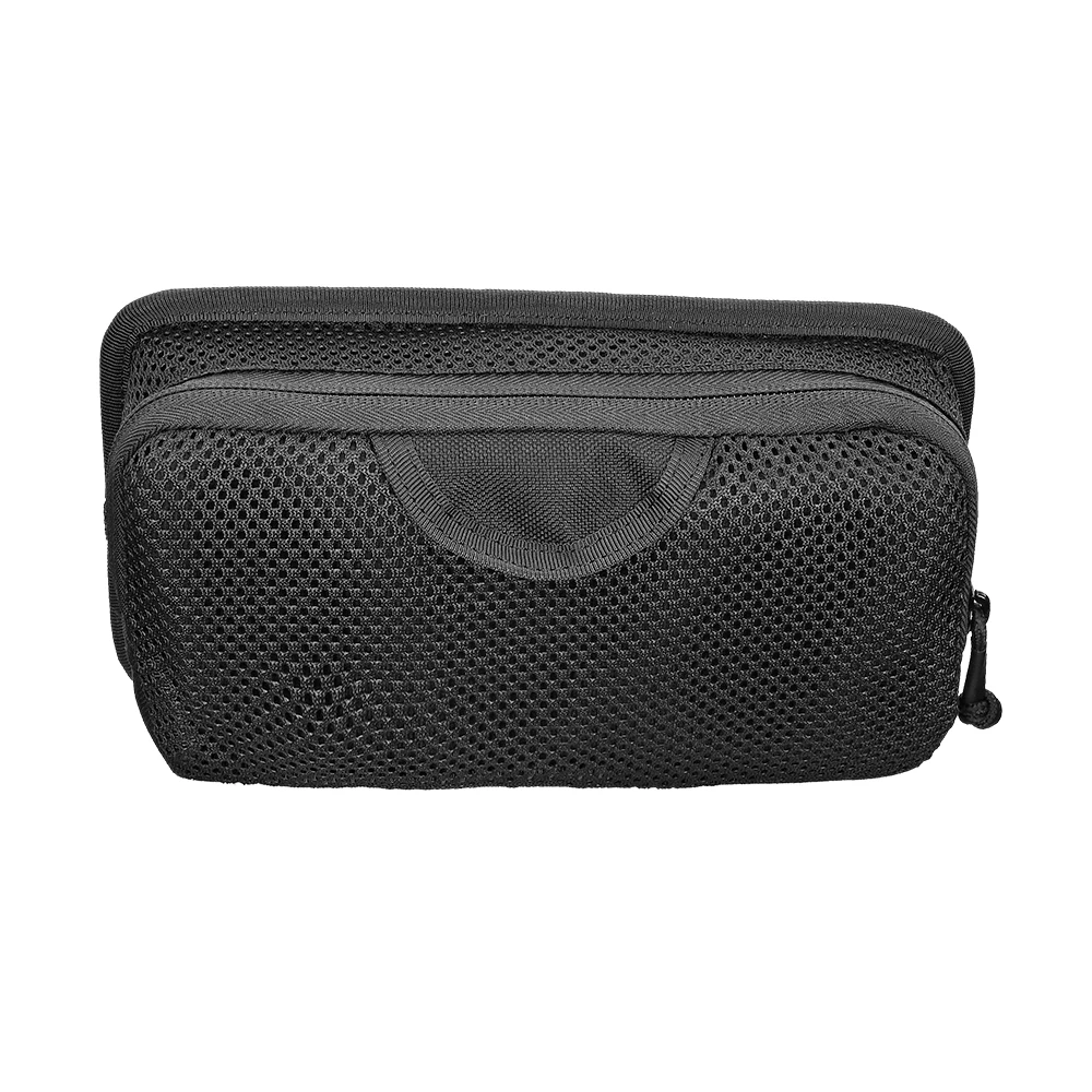 Bolsillo de malla interno táctico, bolsa de inserción Modular, cierre de gancho, paquete de administrador de utilidad, mochila, organización interior, chaleco de caza - imagen 3