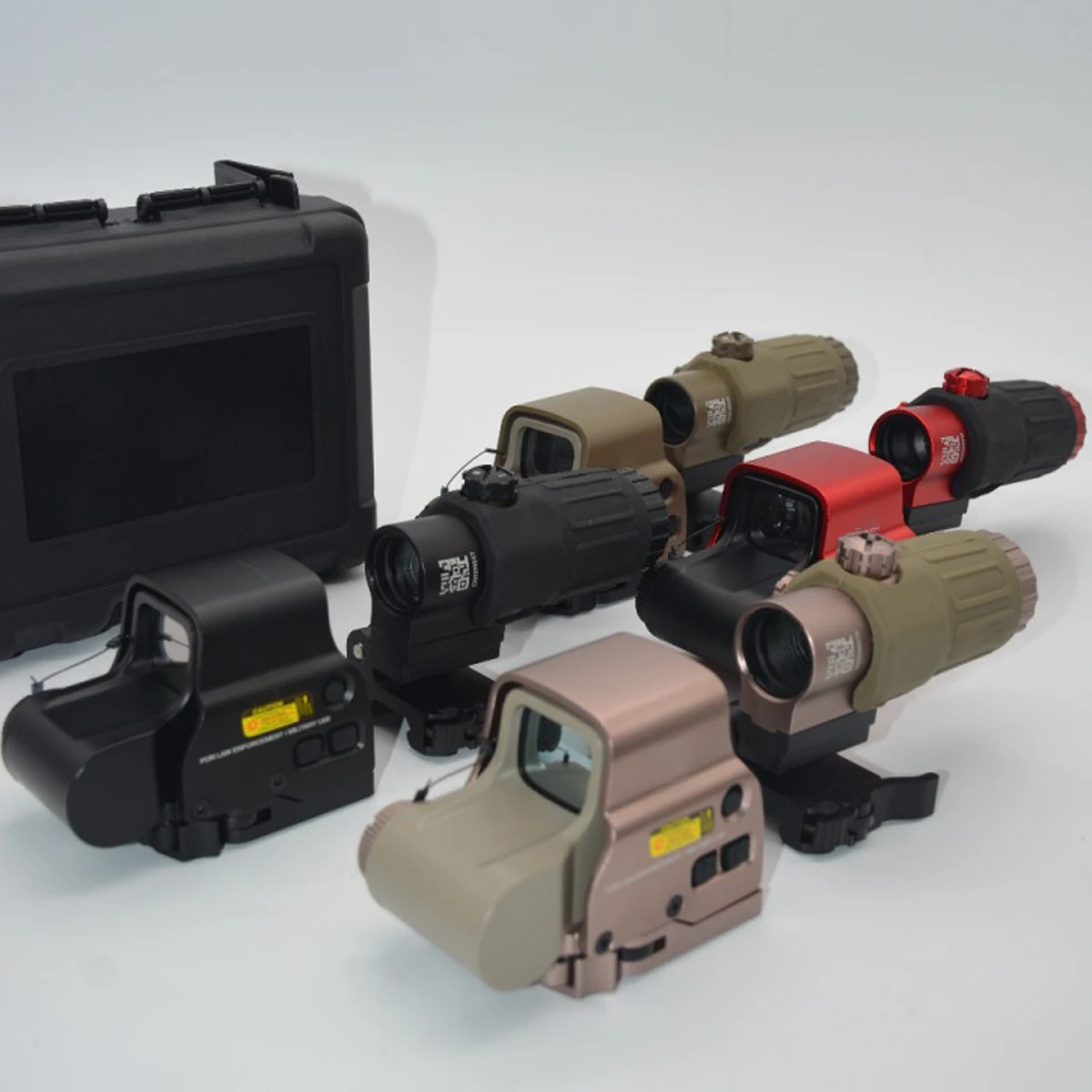 Caja holográfica táctica 558 + G33, mira de punto rojo y verde, lupa 3X, Combo de caza, Rifle de tiro, alcance de caza - imagen 3