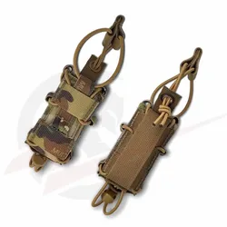 Funda táctica TYR 9mm Multicam MOLLE para cargador y munición