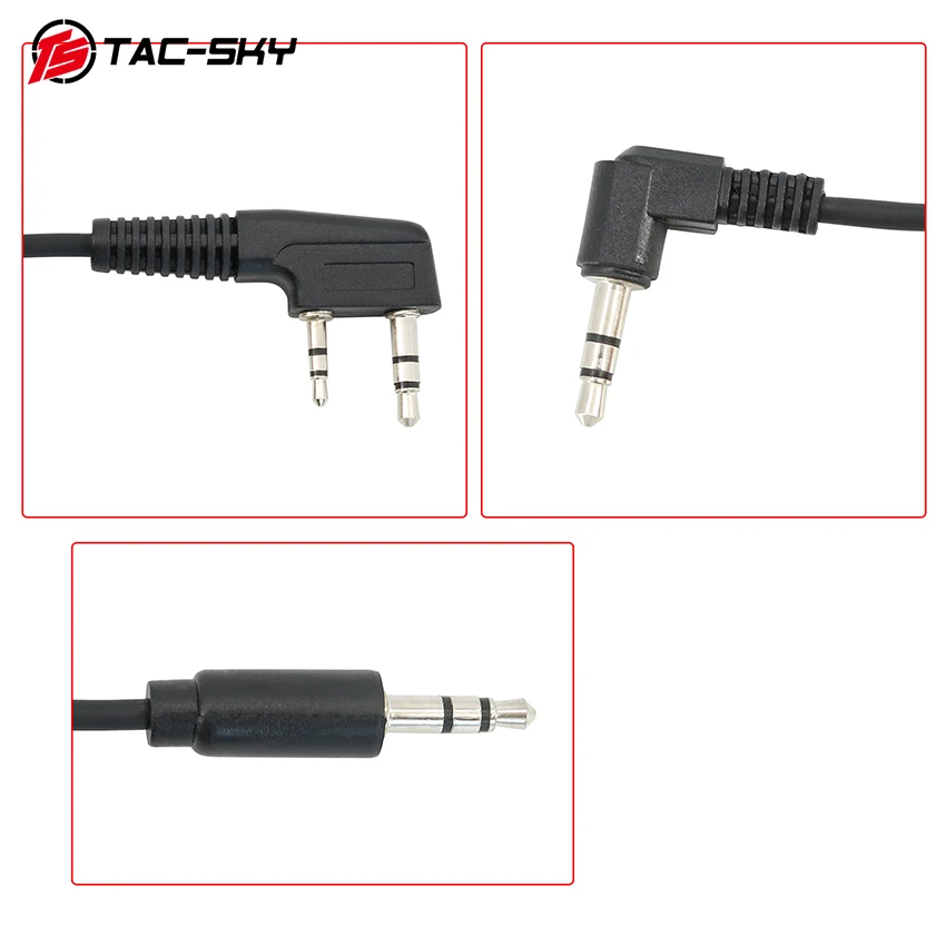 Accesorios tácticos TS TAC SKY para Walker's Razor/Howard Leight/SORDIN IPSC/ZOHAN EM054 auriculares para establecer comunicación - imagen 4