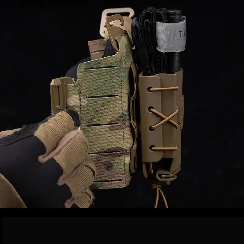 Estuche de soporte de torniquete táctico, caja de almacenamiento médica EDC, Kits de primeros auxilios, vendaje de rescate de nailon militar, accesorios de caza - imagen 5