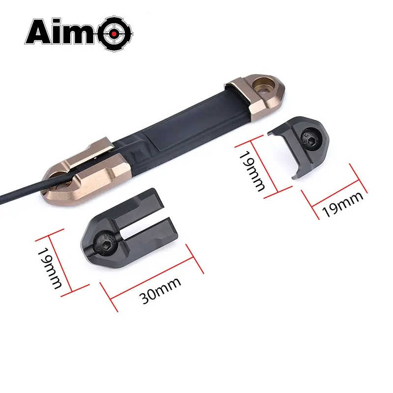 Wadsn-Interruptor de almohadilla de presión de cinta remota ST07 para M600, M300, M640, linterna, Mlok, Keymod, accesorios de montaje en riel - imagen 2