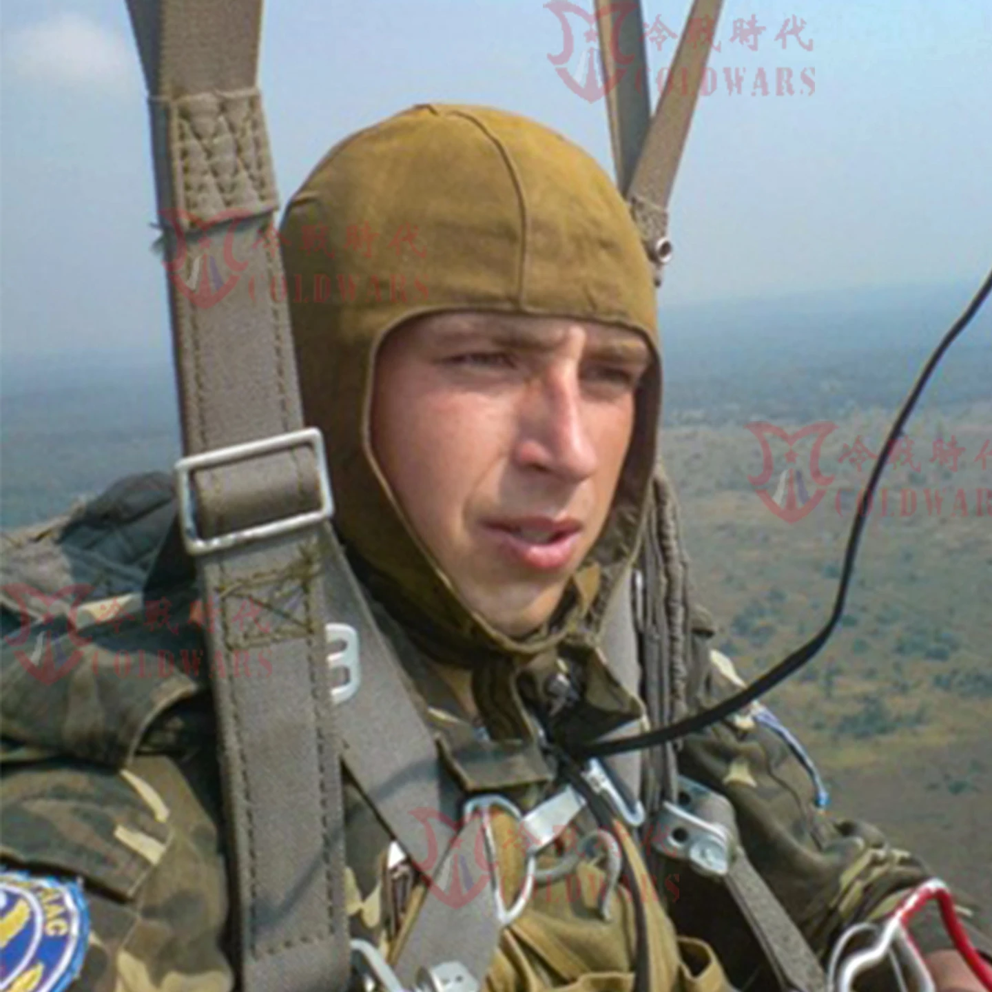 Trupas aerotransportadas soviéticas rusas, paracaídas, casco suave a prueba de viento, gorra de combate, forro para casco - imagen 3