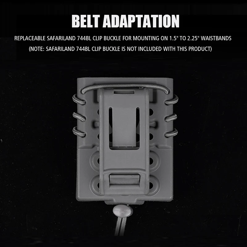 5,56 revista doble bolsa sistema Molle bolsas tácticas Airsoft Mag para Rifle M4 AR-15.223 funda serie Urban Assault - imagen 4