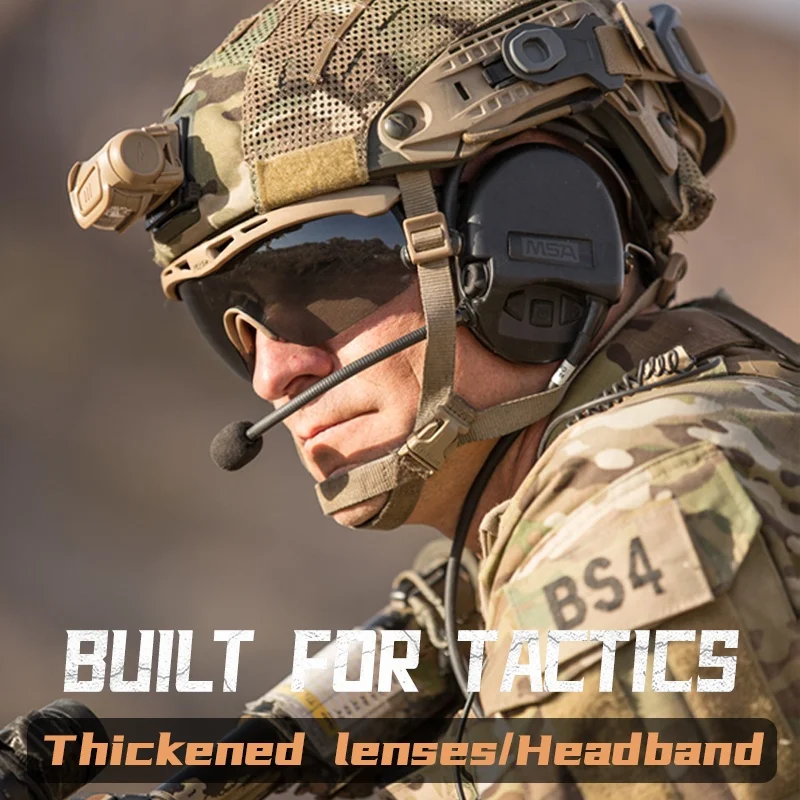 Nuevas gafas de tiro tácticas profesionales para deportes al aire libre, gafas protectoras militares de seguridad a prueba de viento y polvo, gafas de sol