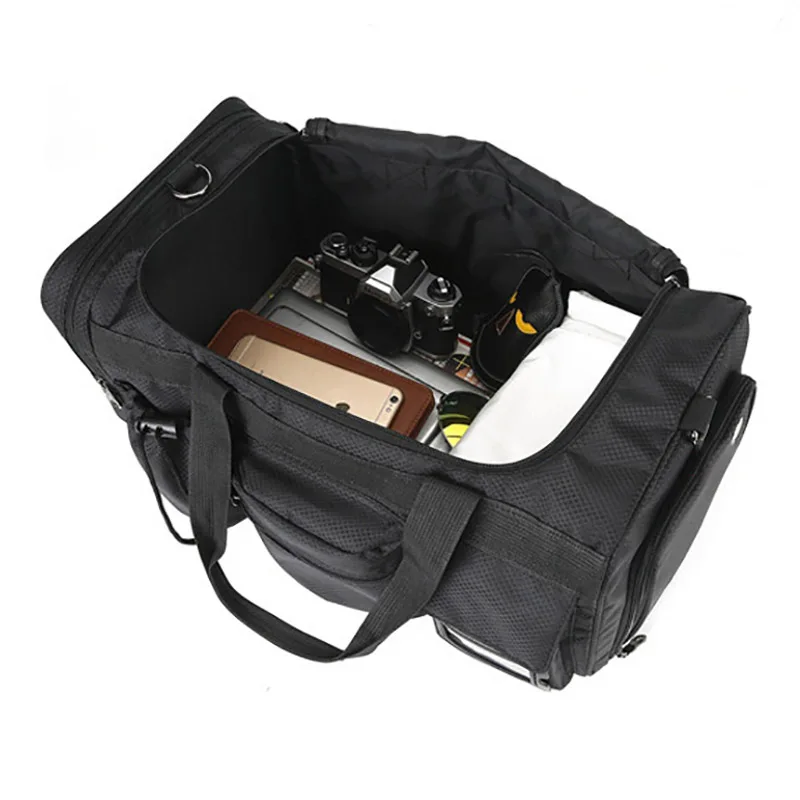 Bolsa de viaje al aire libre para Fitness con bolsillo para zapatos, bolso de gimnasio para hombre, bandolera de hombro multifunción, bolsas deportivas de viaje informales XA47WA - imagen 5