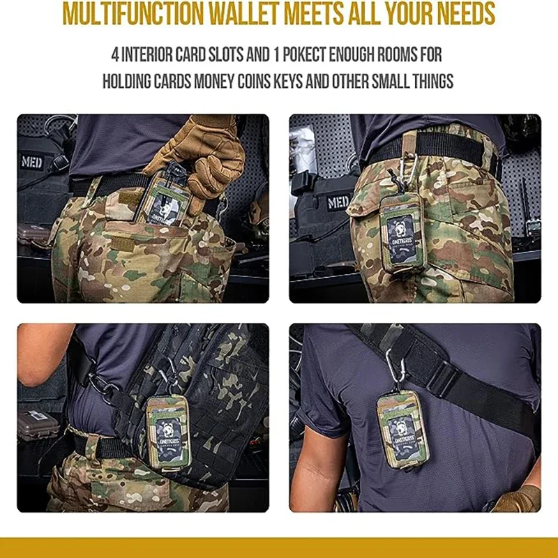 ONETIGRIS organizador EDC impermeable con ranuras para tarjetas - imagen 4