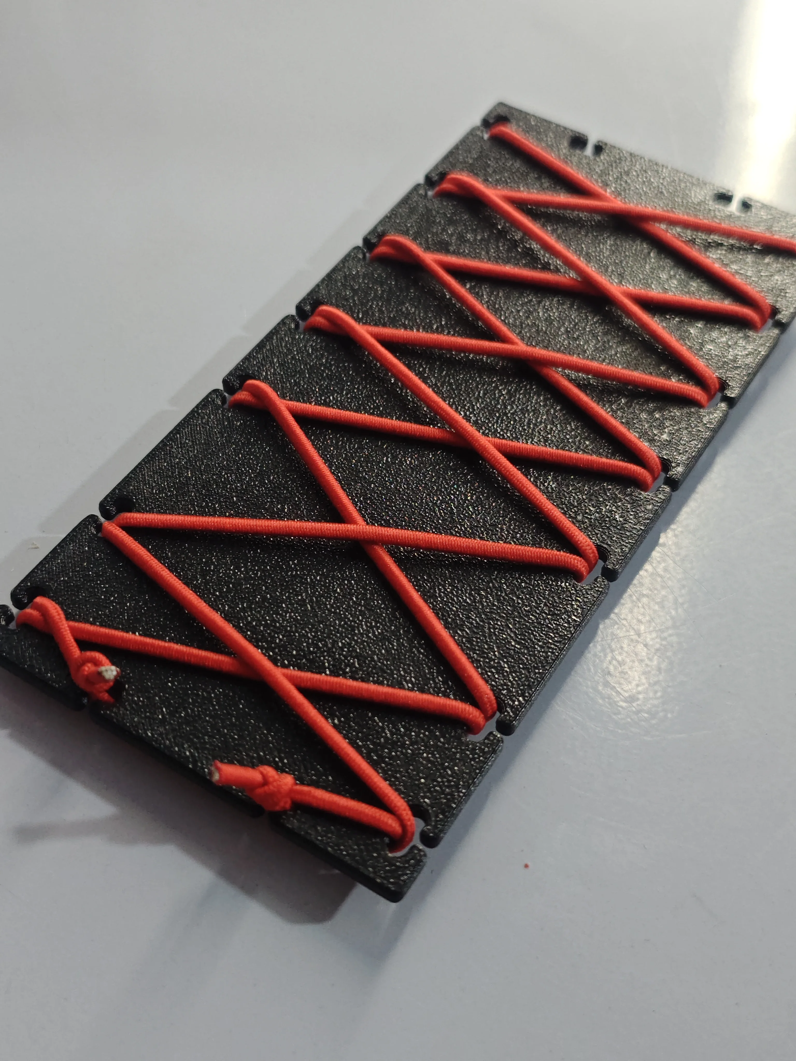 Herramienta multifuncional de tarjeta de memoria de fibra de carbono de almacenamiento portátil al aire libre, cuerda elástica de almacenamiento tejida a mano personalizable - imagen 2