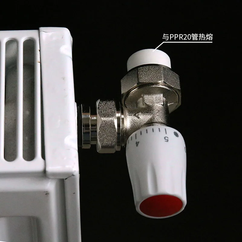 Accesorios de tubería totalmente de cobre 20PPR válvula de control de temperatura del radiador 4 minutos 6 minutos control de temperatura de calefacción por suelo - imagen 4