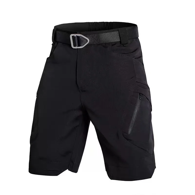 Pantalones cortos tácticos de carga al aire libre para hombre, pantalones cortos de combate urbanos impermeables para verano, senderismo, Camping, senderismo, escalada, deportes al aire libre - imagen 3