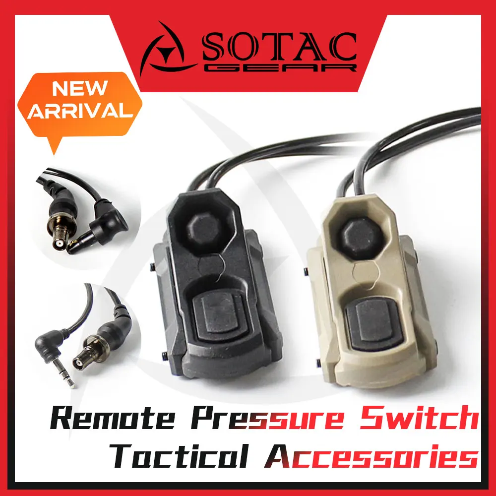 SOTAC GEAR AXON GBRS doble interruptor de botón grúa láser para linterna SF puntero láser accesorios combinados