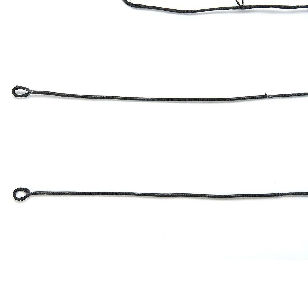 1 juego (3 piezas) de cuerdas para arco compuesto 1600D, accesorios para arco compuesto de 16 hebras y 20 hebras - imagen 2