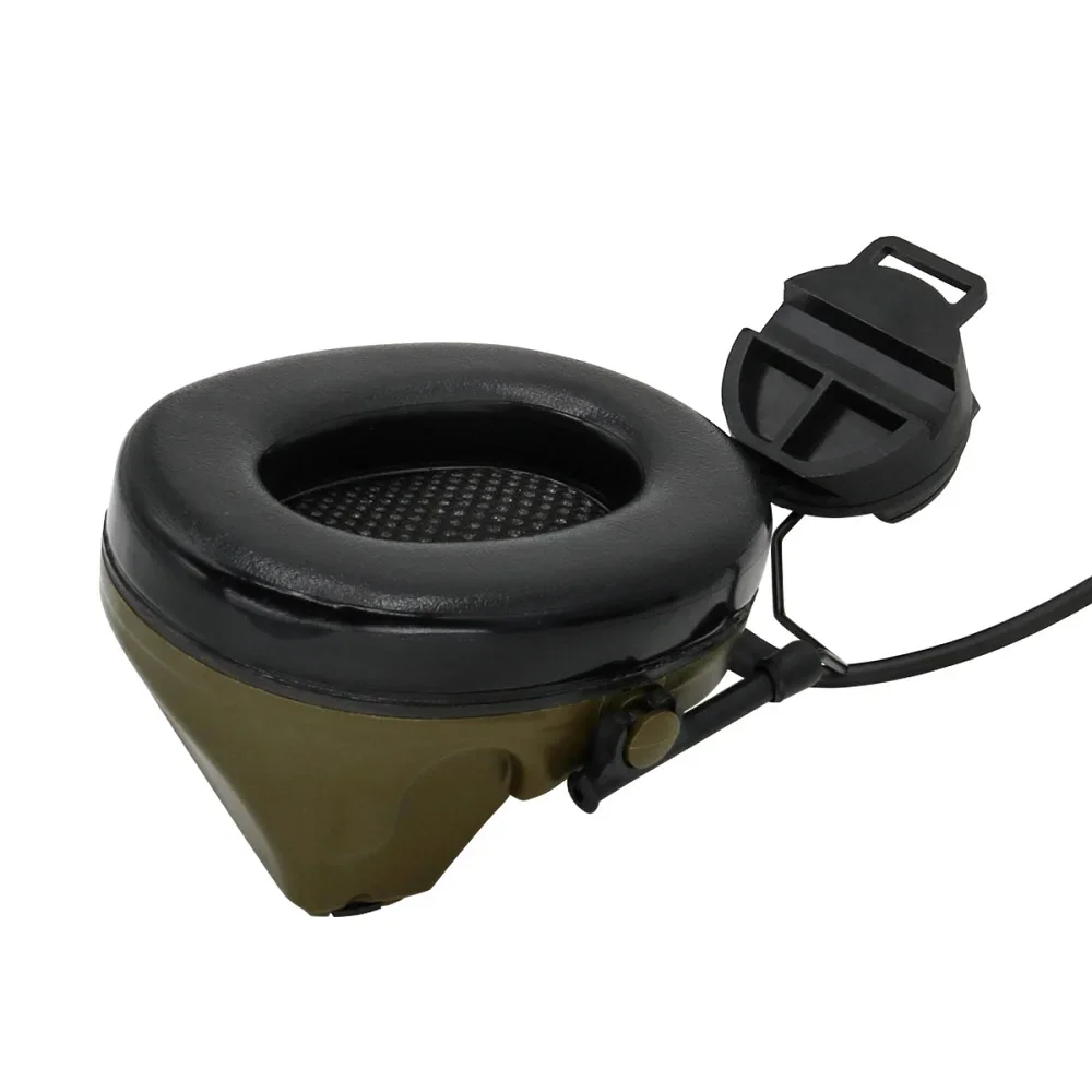 Auriculares tácticos con adaptador de riel de arco, auriculares tácticos TacticalCII, auriculares de caza y tiro Airsoft con táctico U94 Ptt - imagen 4