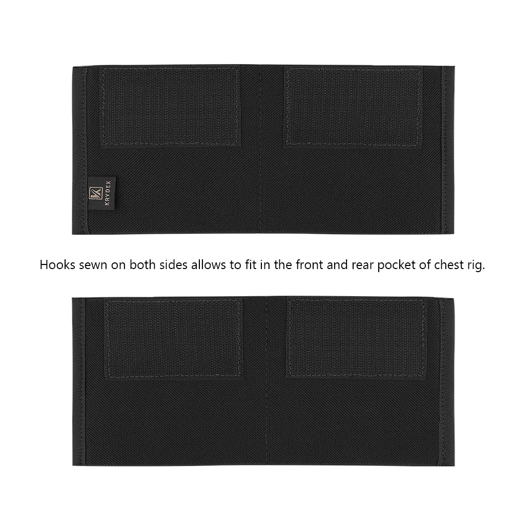 KRYDEX táctico doble Rifle 7,62 HK revista bolsa insertar elástico Buld-in Mag titular con ganchos para plataforma de pecho MK3 MK4 - imagen 2