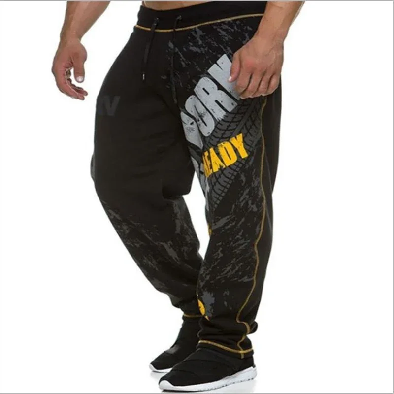 77City Killer-pantalones de entrenamiento para hombre, chándal de algodón suave para culturismo, para correr, Harem, holgados, deportivos, M-3XL - imagen 2