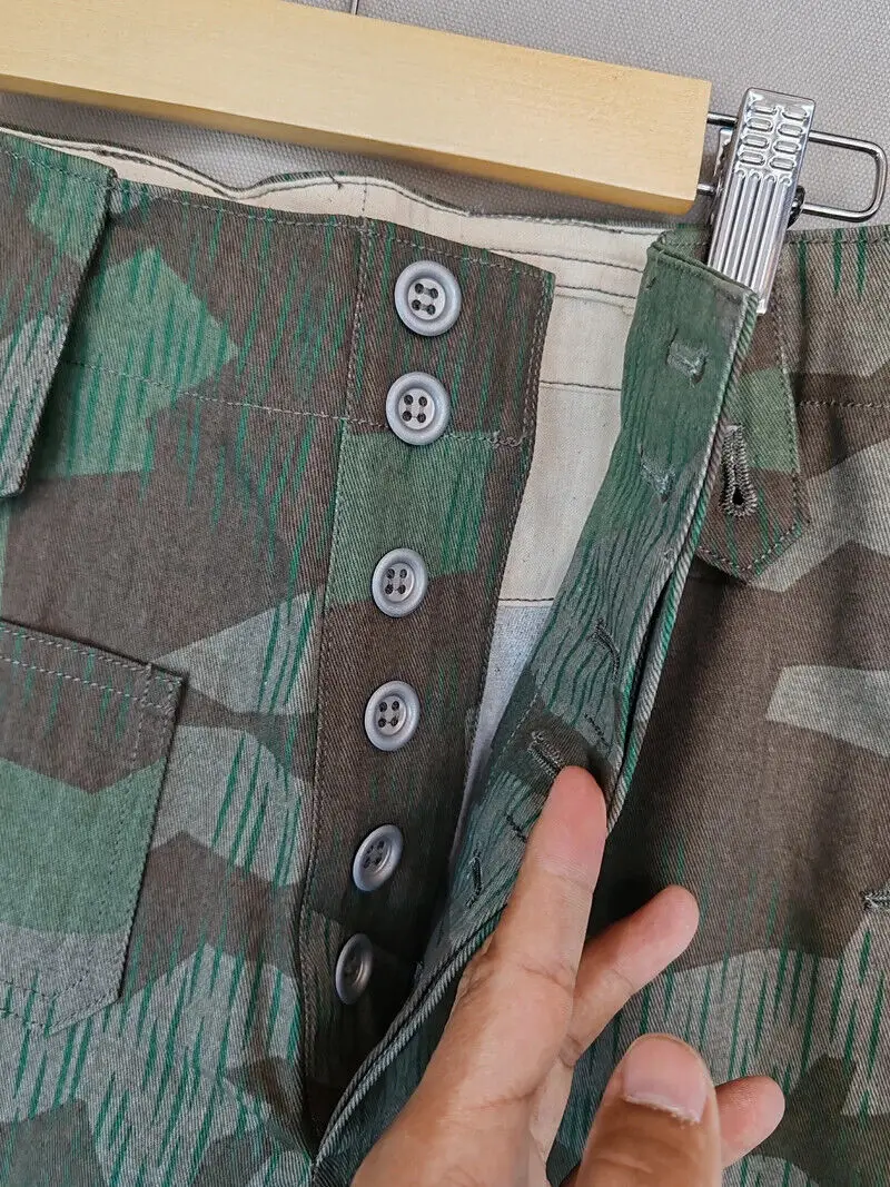 Accesorios de película de Cosplay, reenacto de película, conjunto de uniforme de campo M43 de camuflaje dividido alemán de la Segunda Guerra Mundial, top y pantalones - imagen 5