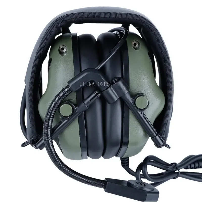 Auriculares tácticos de comunicación CS, audífonos de combate Airsoft para caza y entrenamiento, Paintball - imagen 4