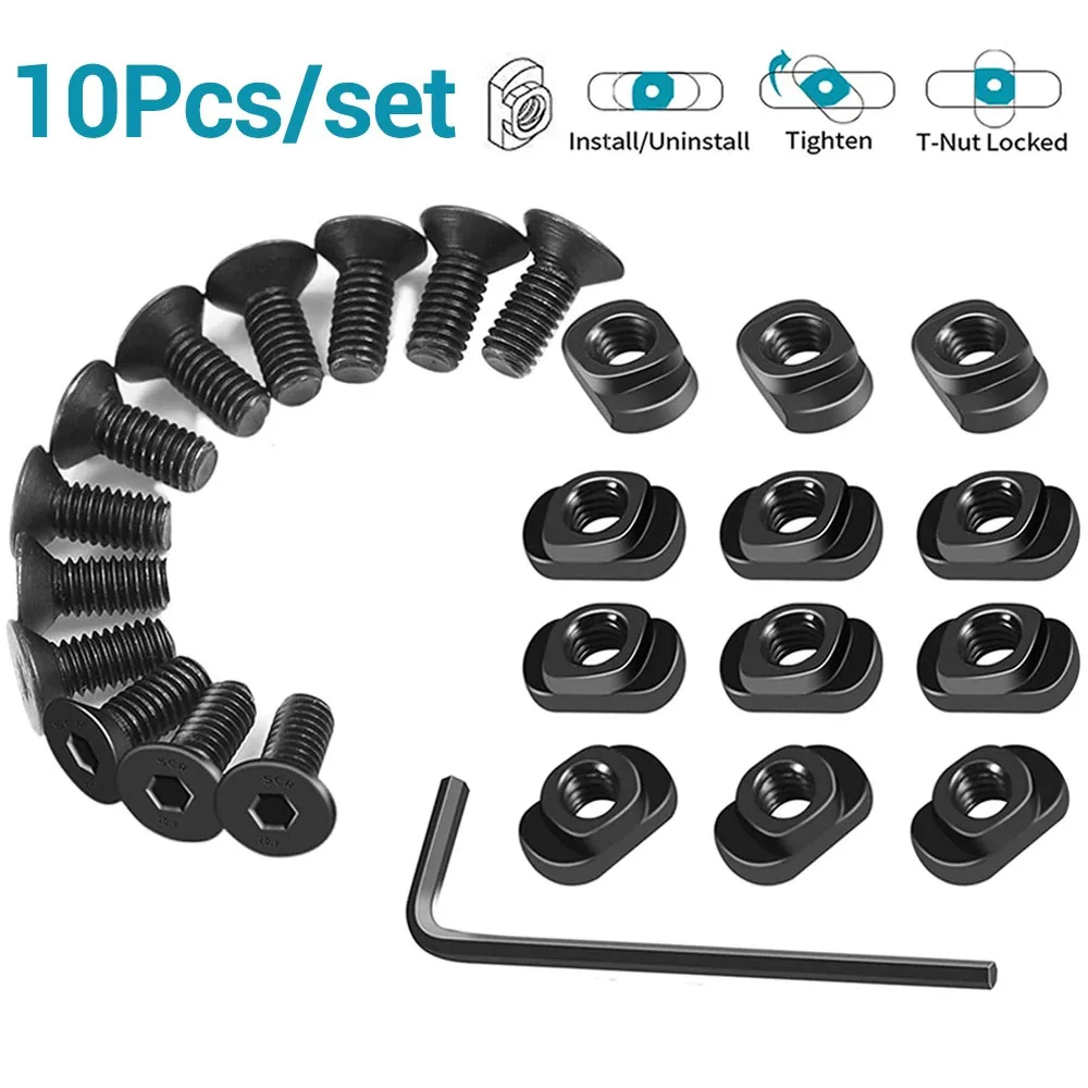 Juego Tornillos Riel M-LOK - Vista principal del juego de tornillos y tuercas