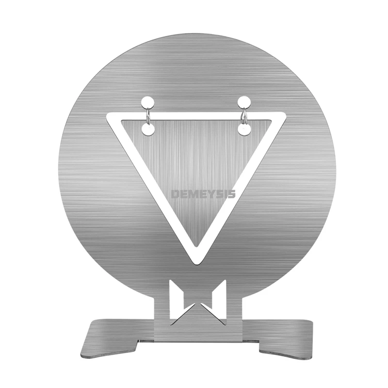 Entrenamiento de tiro al destino táctico Metal 6 uds accesorios de Paintball marco de acero inoxidable práctica CS juego de guerra equipo Airsoft - imagen 3