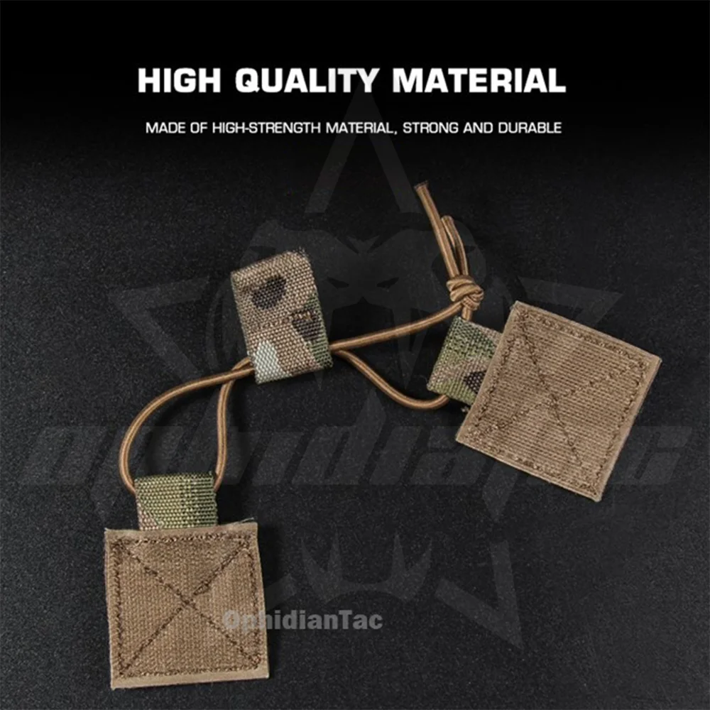 OphidianTac-sujetador de Radio, cuerda elástica, bolsa para revistas, lengüeta de tracción, aparejo de pecho MKV D3CRM, accesorios de caza - imagen 2