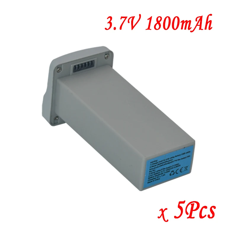 3.7V 1800mAh-5Pcs