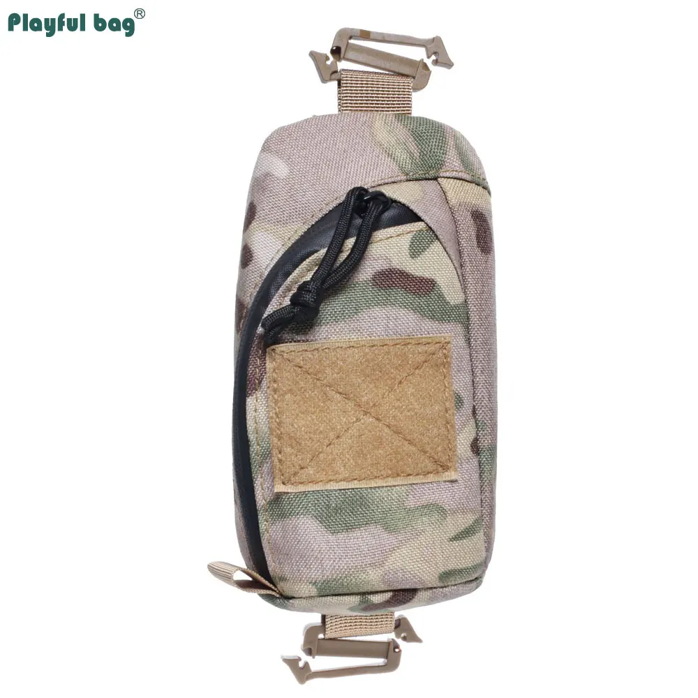 Mochila táctica, bolsa para accesorios de hombro, bolsa de almacenamiento EDC, bolsa para artículos diversos Molle, bolsillo para teléfono móvil colgante en el pecho AVA234 - imagen 4