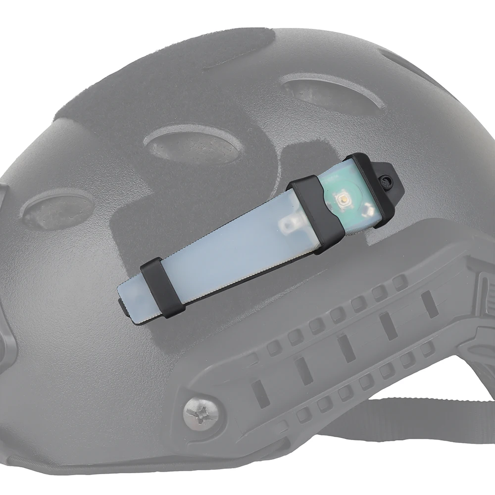 Luz táctica casco resistente agua colores parpadeo seguridad caza