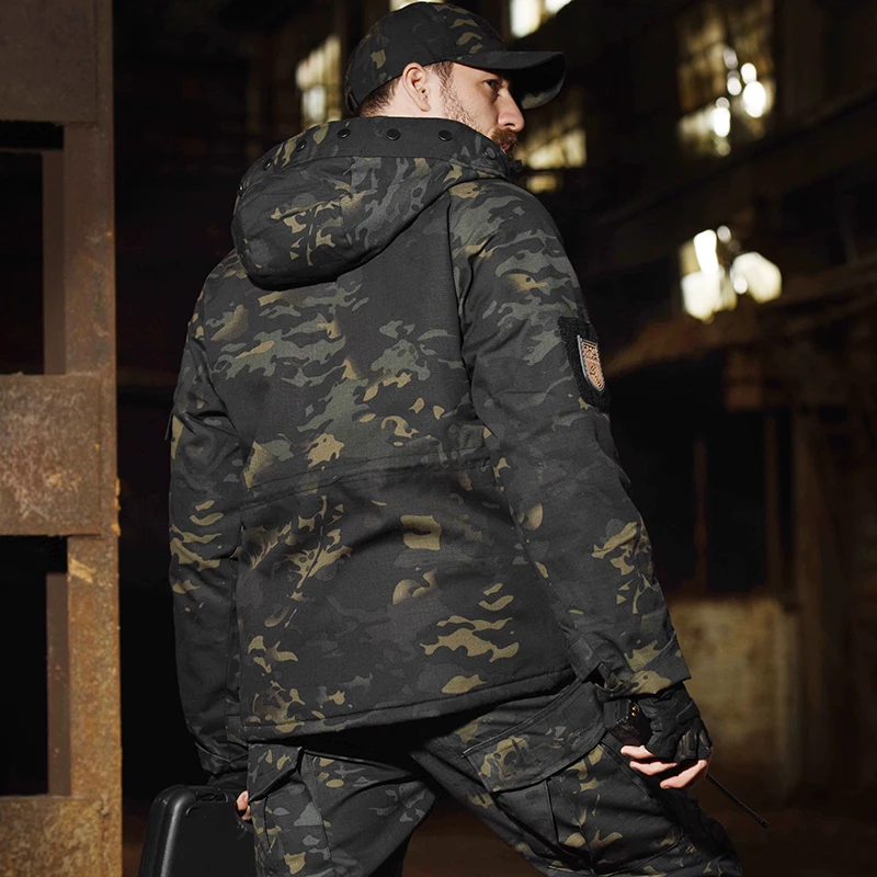 Chaquetas de senderismo G8 impermeables con capucha para hombre, abrigo cortavientos de camuflaje, ropa táctica de caza, Safari, venta al aire libre - imagen 5